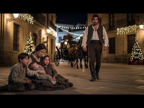 Sus hijos lloraban de hambre en Navidad — hasta que un hacendado viudo los encontró y hizo…