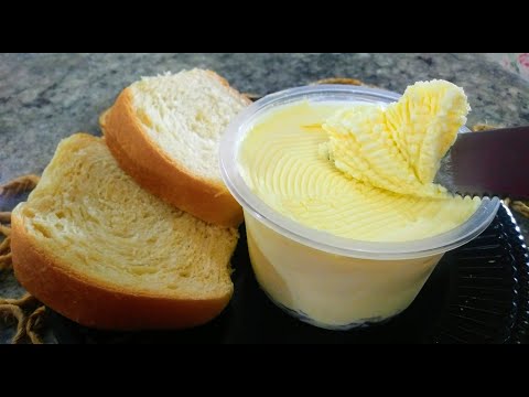 HOMEMADE BUTTER - EASY AND TASTY MADE IN MINUTES