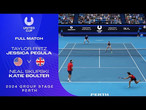 Fritz/Pegula v Skupski/Boulter Full Match | United Cup 2024 Group C