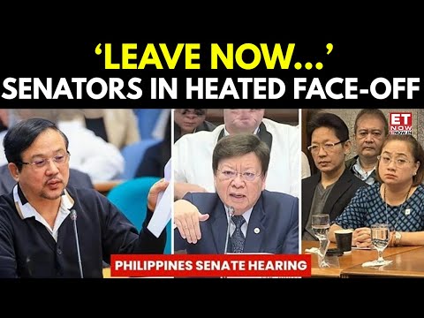 Philippines Senate Live: Explosive Senate Showdown, Outburst Stuns All | ET Now | Latest News