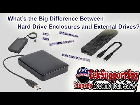 What's the BIG Difference Between Hard Drive Enclosures and External Drives