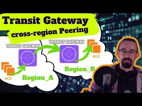 EC2 cross-region Transit Gateway peering connection 2024 | Hands-On - AWS tutorial