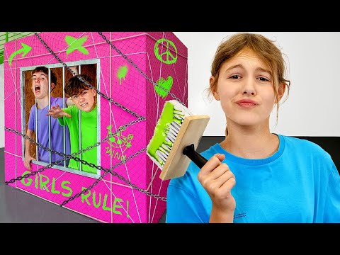 Sain pojat ansaan MURTUMATTOMAAN LAATIKKOON – Äärimmäinen haaste!