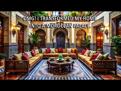 OMG! I TRANSFORMED My Home into a Moroccan Palace.