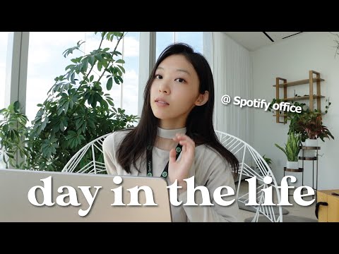 Working in NYC| job update..😵‍💫managing my time (Spotify job + YouTube), *Office* days💻