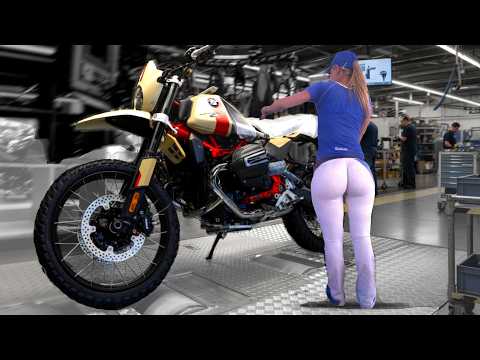 Inside BMW Superbike Manufacturing – Producing R 12 G/S: Classic Off-Road Motorcycles Assembly line