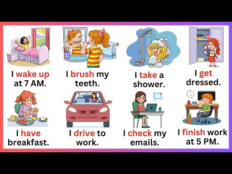 Daily Routine Sentences | Spoken English for kids | Daily Use English Sentences | Learn English