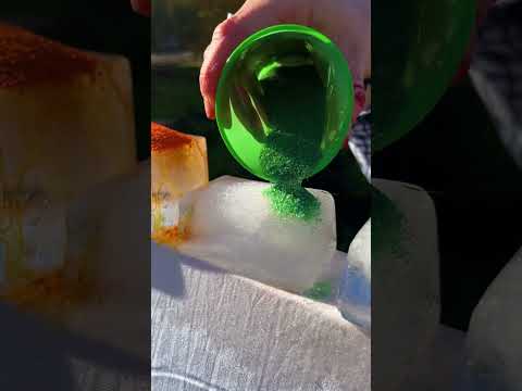 🧊 What Happens When You Add Ice to Paint? 💥