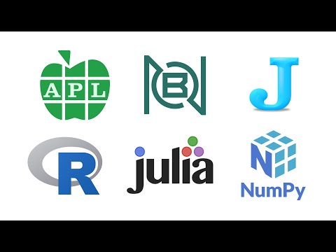 APL vs BQN vs J vs Q vs NumPy vs Julia vs R