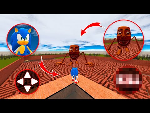I Became SONIC vs TUN TUN TUN SAHUR! 🤯 Epic Maze Battle in Garry's Mod!