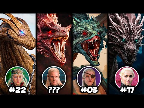 All 31 Dragons & Their Riders in HOUSE OF THE DRAGON Explained | Game of Thrones Entire Lore!