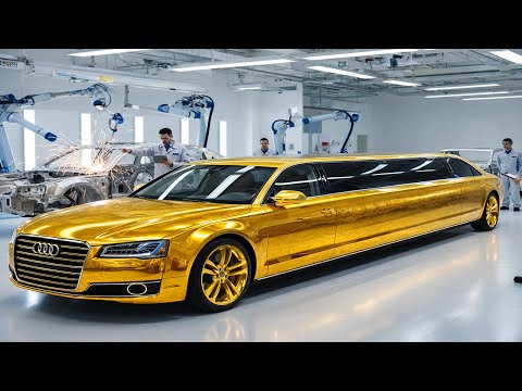 Inside the Factory: The "Solid Gold" Audi A8L Extended | Robotic Precision