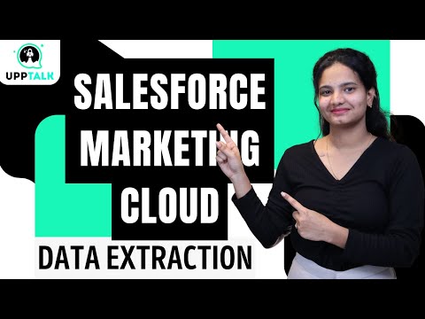 SFMC Data Extraction | SFMC Training | SFMC Online Tutorial | Salesforce Marketing Cloud | UppTalk