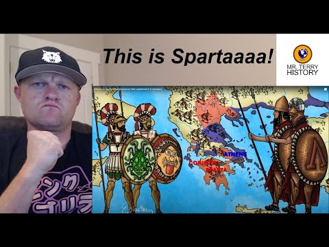 Athens vs Sparta (Peloponnesian War in 6 minutes) by Epimetheus | A History Teacher Reacts