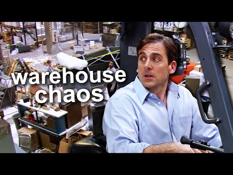 the office but everyone is terrorising the warehouse | The Office US | Comedy Bites