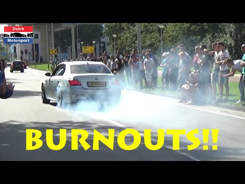 Cars Leaving Cars&Coffee Amsterdam 10.09.2016 - VERY LOUD!