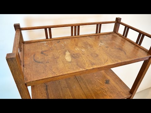 BEAUTIFUL restoration of a very cracked SHELF
