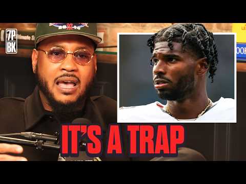 Carmelo Anthony on Shedeur Sanders first NFL start, Deion pressure & Browns expectations