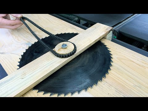 Top 4 Great Ideas | Bending Wood with a Cast Circular Saw Blade on a Combo Wood Planer