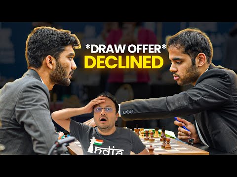 Why was the draw offer declined? | Gukesh vs Arjun Erigaisi | FIDE Grand Swiss 2025