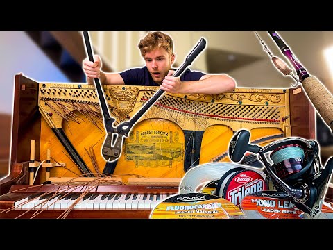 I PUT FISHING LINE ON MY PIANO and You Won’t Believe What it Sounds Like