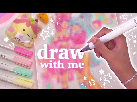 drawing squishies as humans 🌷 character design art challenge