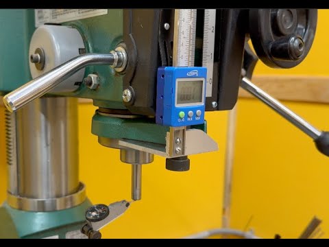 Digital Scale On A Round Column Milling Machine @The Pragmatic Luthier