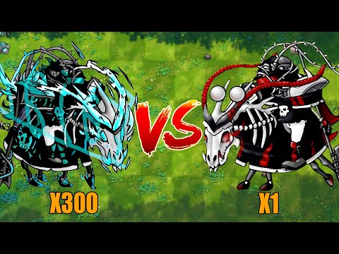PVZ 1 Fusion 3.0 Challenge!! 300 Zombie Random VS Ultimate Black Horse Zombie - Who Will Win?