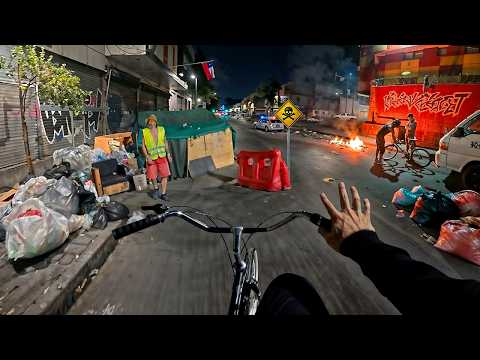 SOLO, DE NOCHE ENTRE LOS M0NSTRU0S DE SANTIAGO 🇨🇱