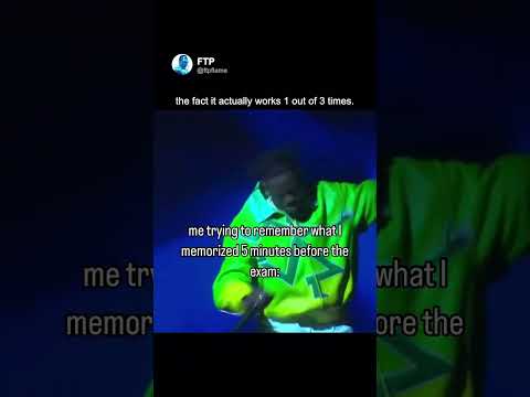 When you forget everything right before the test.. 💀 (via: Coverbrick)