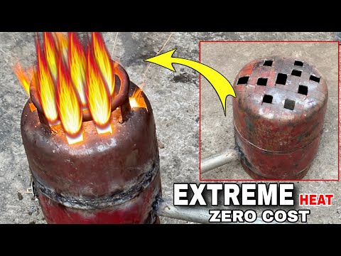 Billions Don’t Know This! gas cylinder are a gold mine🔥! How To Make a powerful Stove -Needs No Gas