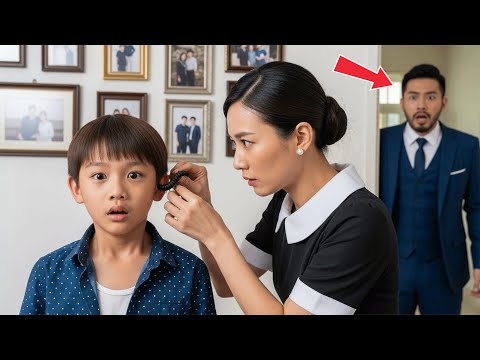 百萬富翁的兒子天生失聰……直到那位女傭從他身上取出一樣東西,讓所有人都震驚不已。