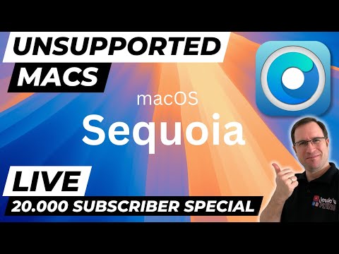 LIVE: macOS 15 Sequoia on UNSUPPORTED MACs..?