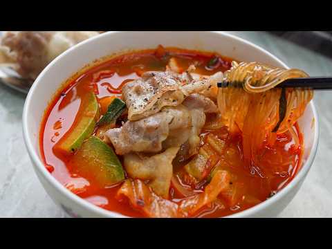 Don't skimp on the meat... Add rice every time! Spicy Meat Jjamppong Recipe