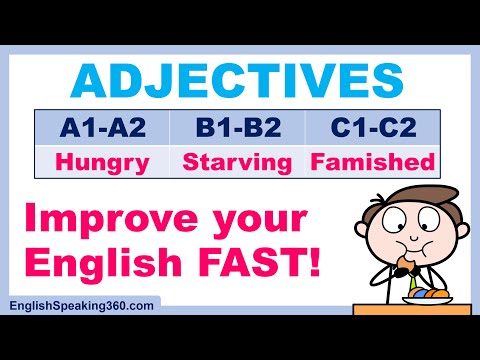 IMPROVE your ENGLISH FAST with higher-level ADJECTIVES. Speak better English INSTANTLY!