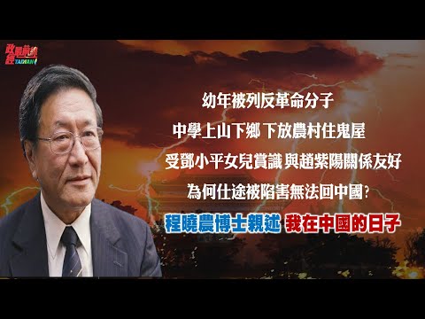 幼年就被列反革命分子 中學被下放農村住鬼屋  受鄧小平女兒賞識 與趙紫陽關係友好 為何仕途被陷害無法回中國?程曉農博士親述看清中共真面目歷程。 @democratictaiwanchannel