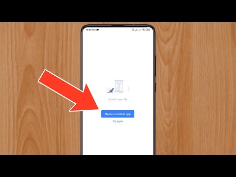 Fix couldn't open file open in another app try again || Xiaomi can't open pdf