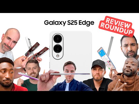 Samsung Galaxy S25 Edge Impressions Roundup - Thinnest Phone EVER? (ft. MKBHD, Mrwhosetheboss &more)