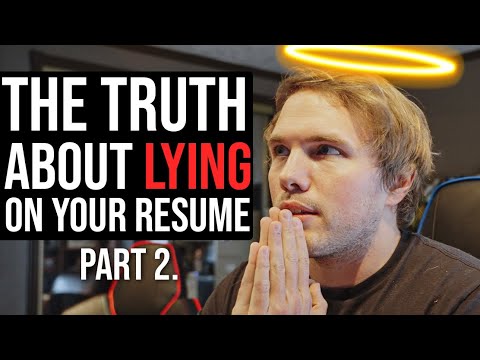 The TRUTH about LYING on your resume..(Part 2)| #grindreel