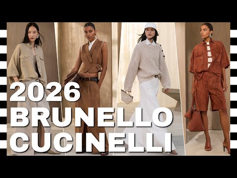 ❤️ BRUNELLO CUCINELLI - DETAILS of the Spring-Summer 2026 collection in Milan