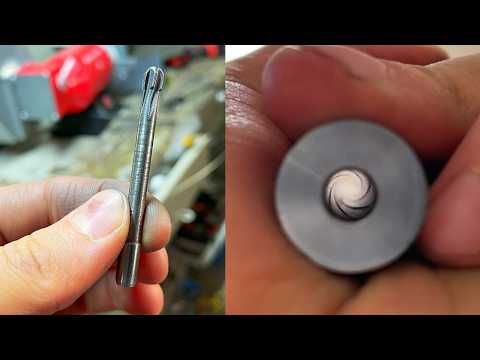 Making barrel rifling using 6 flute reamers