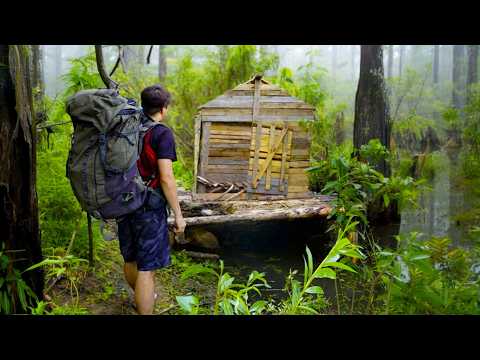 A Floating Cabin Abandoned in the Bushes — We Brought It Back to Life | Survival on a raft