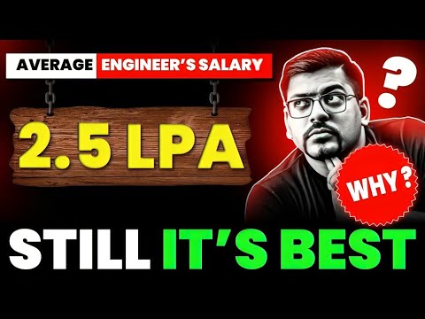 Average Engineer Salary : 2.5 Lakh! Still the Best Career? 🤔 Harsh Sir