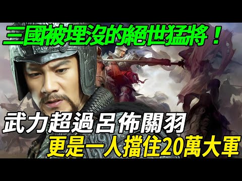 Pity! A generation of fierce will be buried life. He outpaced Lu Bu and Guan Yu by force  and one m