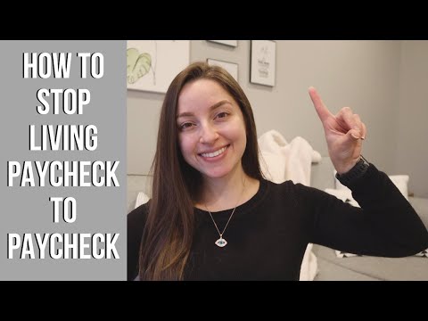 How to Stop Living Paycheck to Paycheck | PART 1
