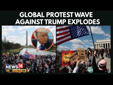 ‘No Kings’ Protests Spread To US & Europe As Anti-War Voices Target US President Donald Trump | N18G