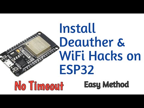 How to install Deauther Wi-Fi Hack on ESP32 | No timeout | No extra hardware | Easy Method 2025