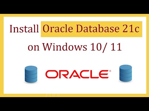 How to install Oracle Database on Windows 10