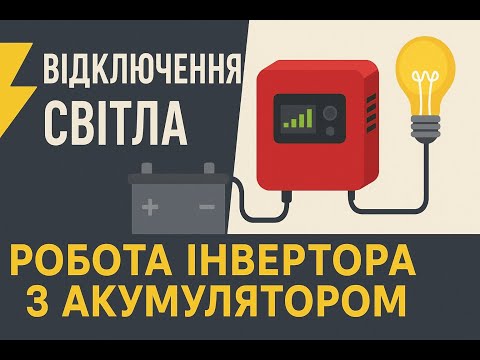 Power outage: inverter operation with battery