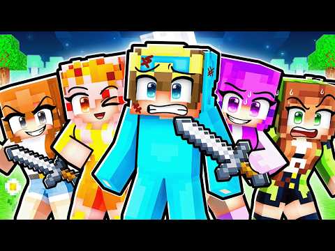BOYS vs GIRLS Manhunt REMATCH in Minecraft!